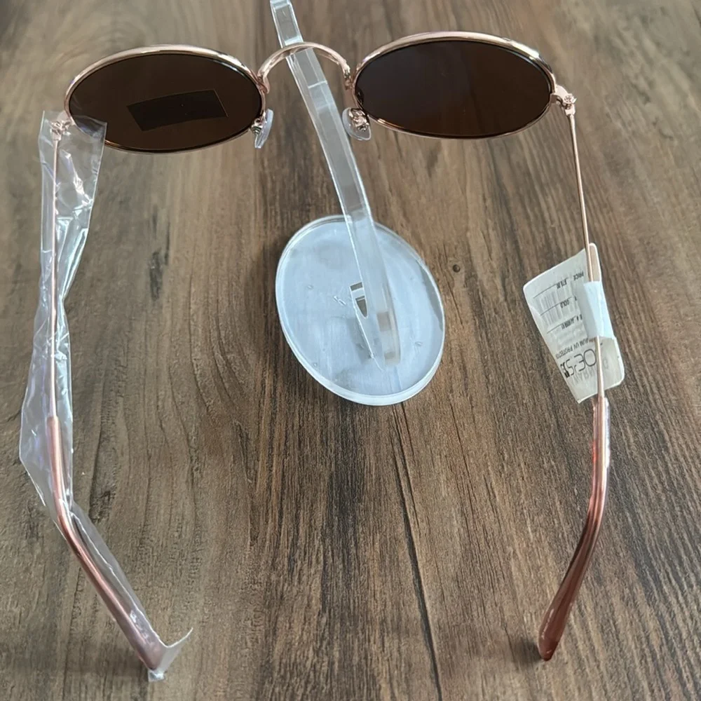Joe's Round Sunglasses with Brown Lenses